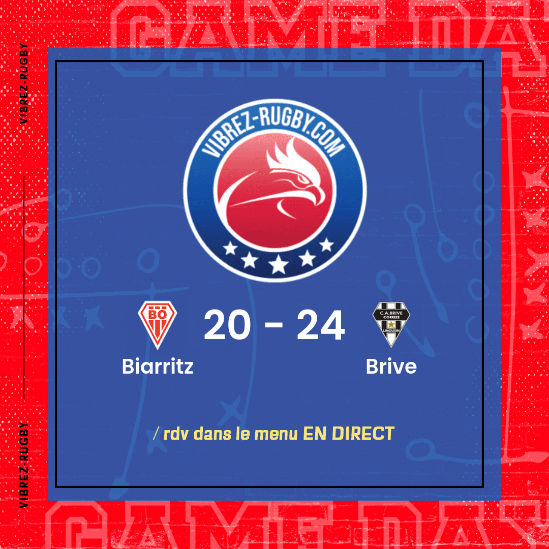 résultat Biarritz - Brive