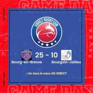 résultat Bourg-en-Bresse - Bourgoin-Jallieu