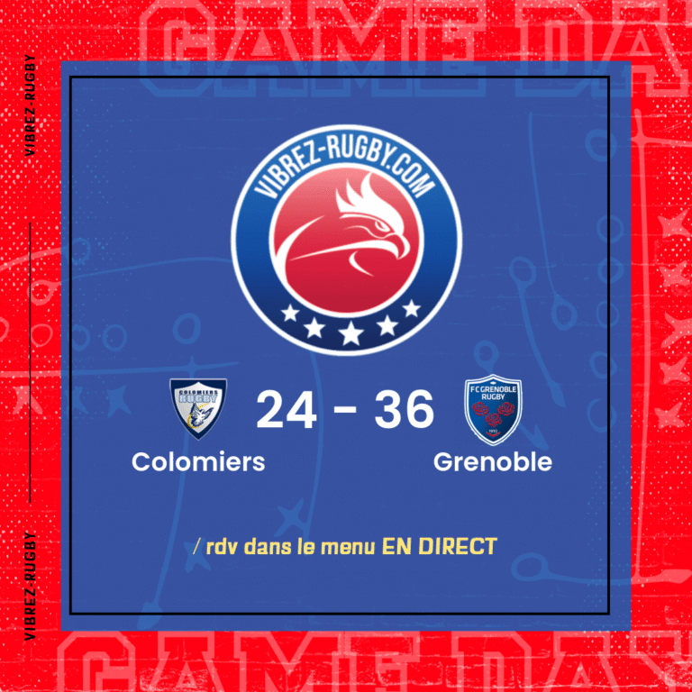 résultat Colomiers - Grenoble