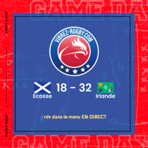 Résultat Ecosse – Irlande: 18-32