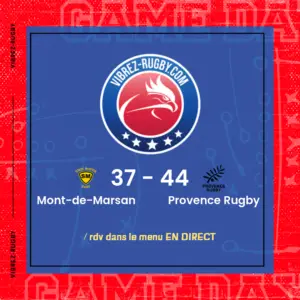 résultat Mont-de-Marsan - Provence Rugby