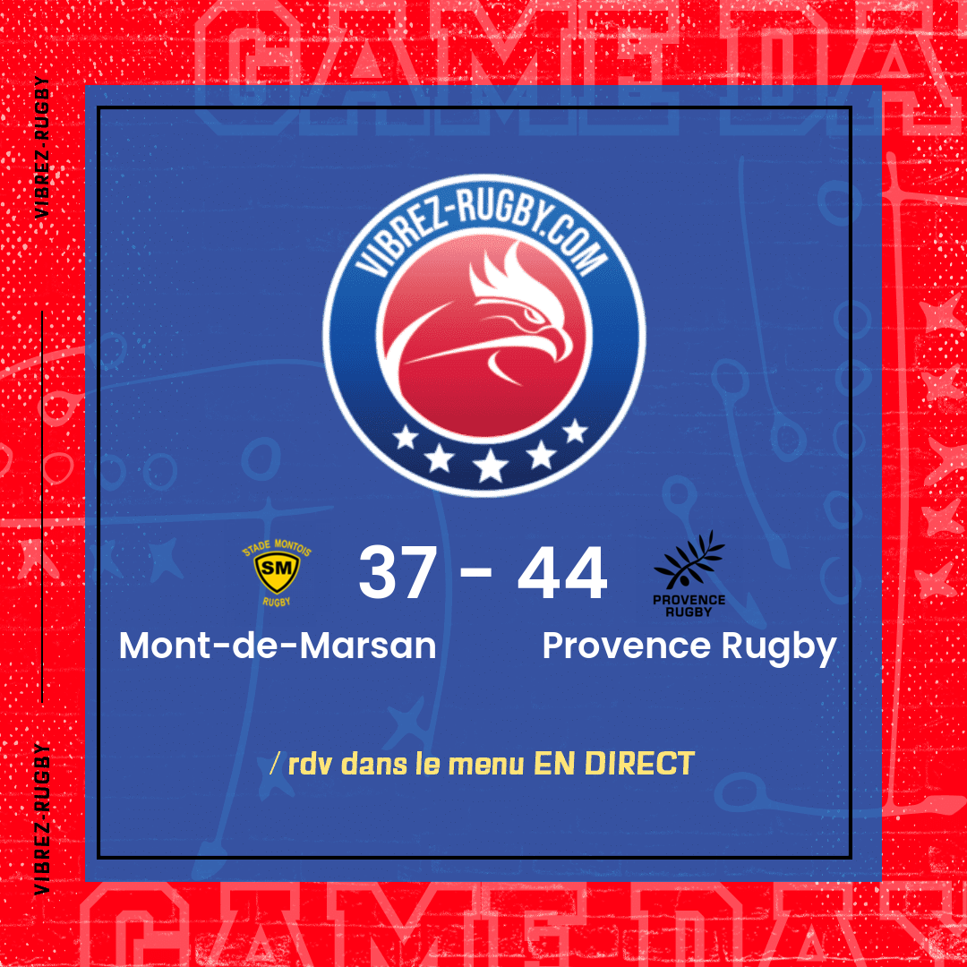 résultat Mont-de-Marsan - Provence Rugby