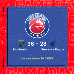 R&eacute;sultat Montauban – Provence Rugby: 36-28