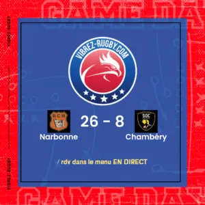 résultat Narbonne - Chambéry