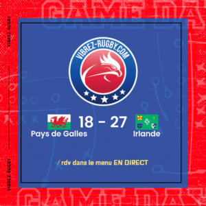 R&eacute;sultat Pays de Galles – Irlande: 18-27