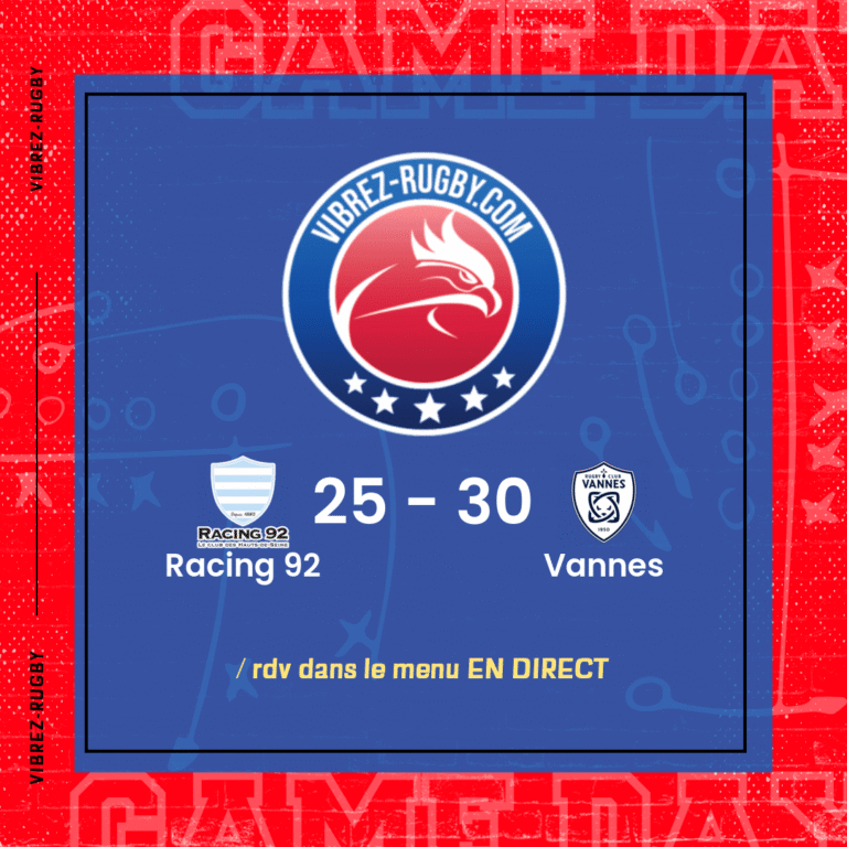 résultat Racing 92 - Vannes