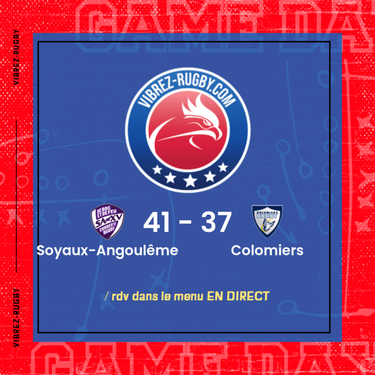 résultat Soyaux-Angoulême - Colomiers