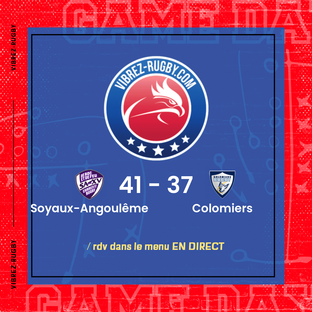 Résultat Soyaux-Angoulême – Colomiers: 41-37