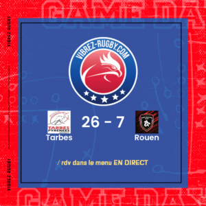 Résultat Tarbes – Rouen: 26-7