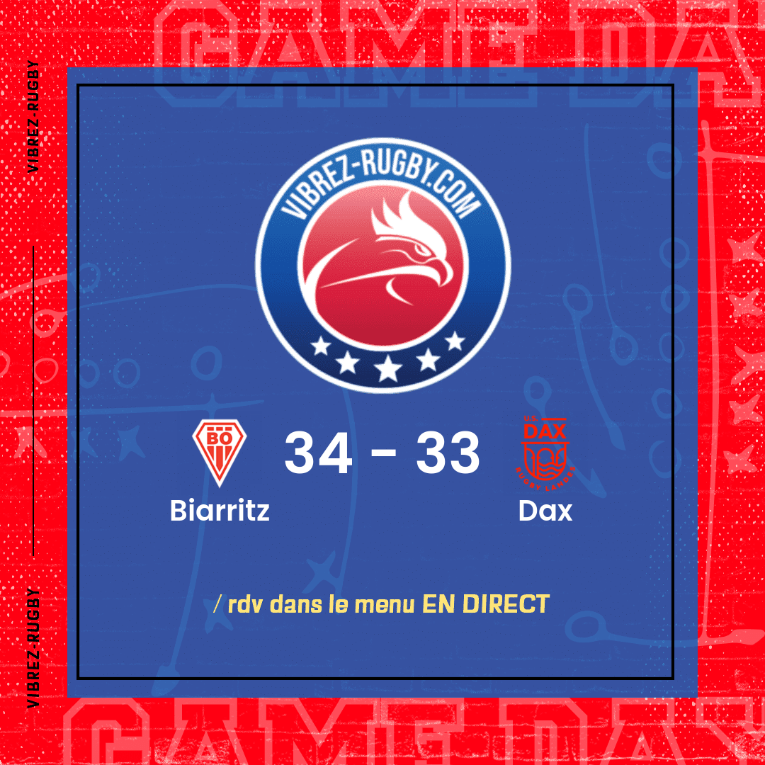 résultat Biarritz - Dax