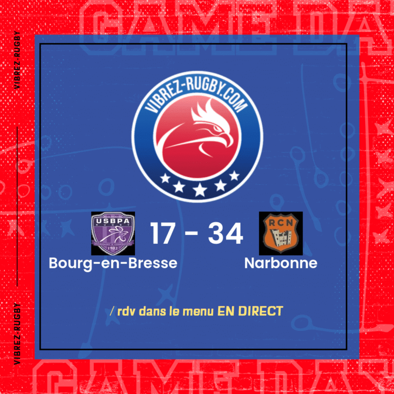 résultat Bourg-en-Bresse - Narbonne