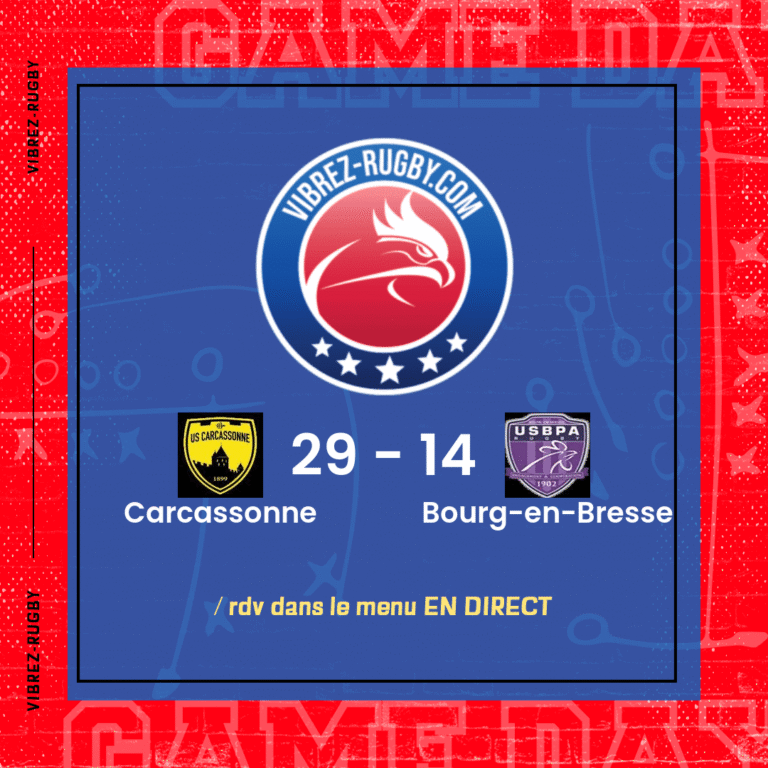 résultat Carcassonne - Bourg-en-Bresse