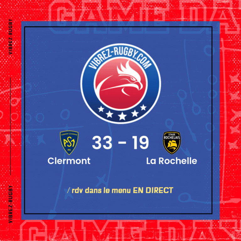 résultat Clermont - La Rochelle