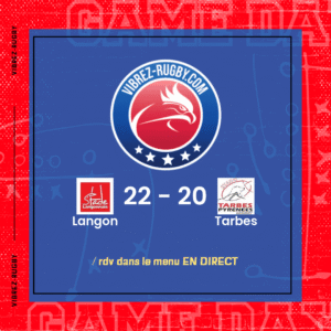 R&eacute;sultat Langon – Tarbes: 22-20