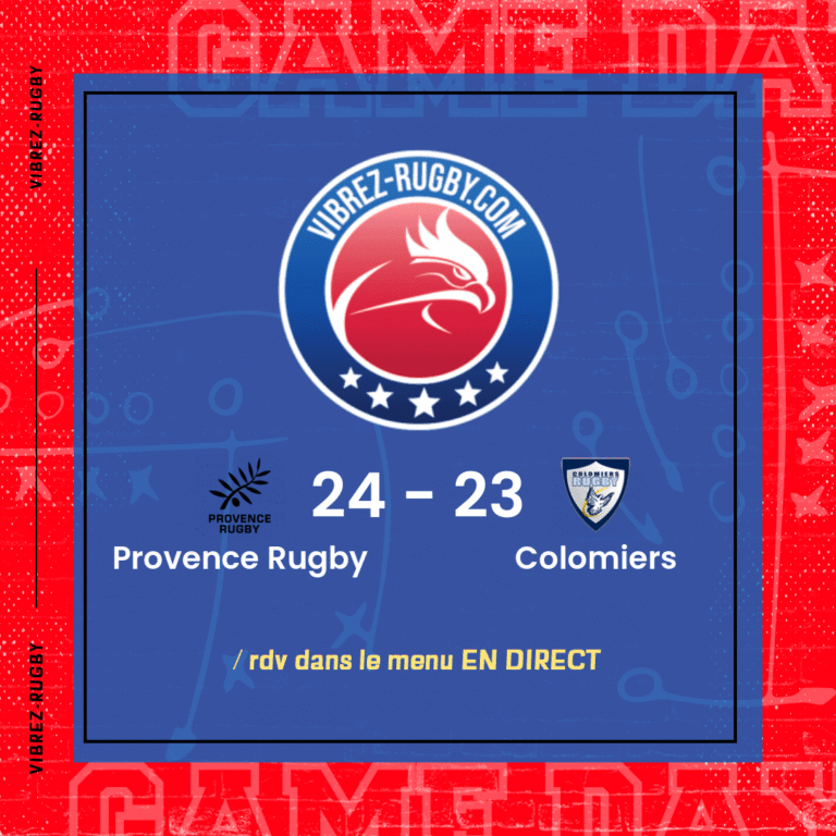 résultat Provence Rugby - Colomiers