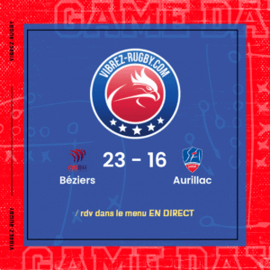 Résultat Béziers – Aurillac: 23-16