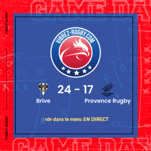 R&eacute;sultat Brive – Provence Rugby: 24-17