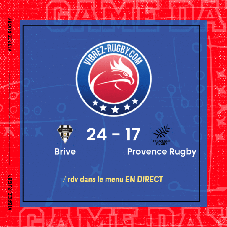 résultat Brive - Provence Rugby