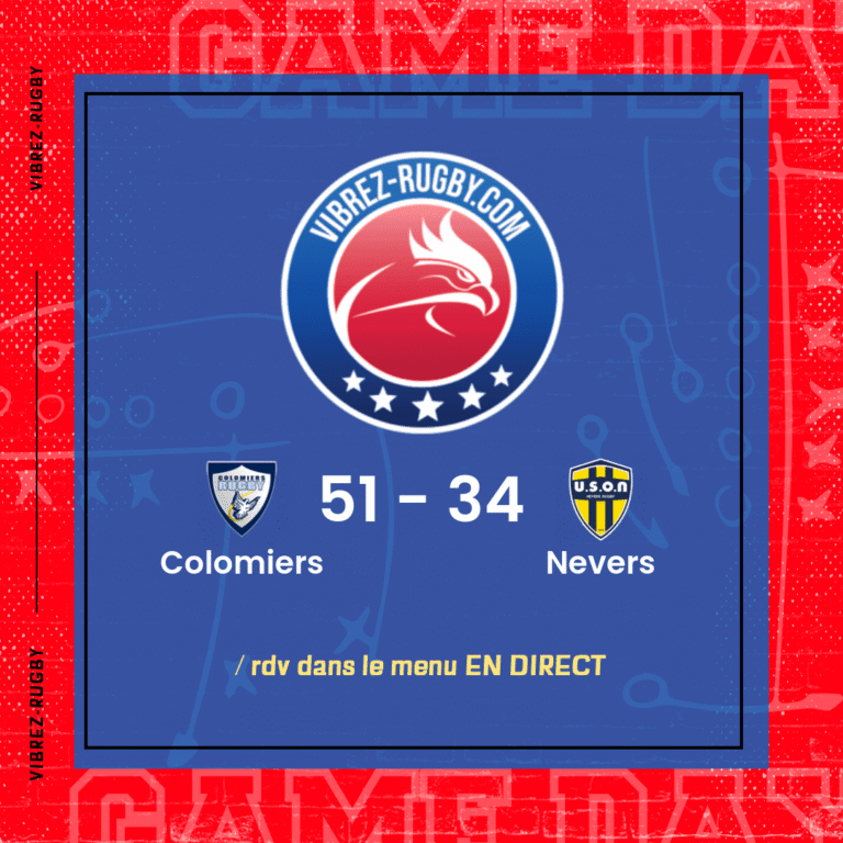 résultat Colomiers - Nevers