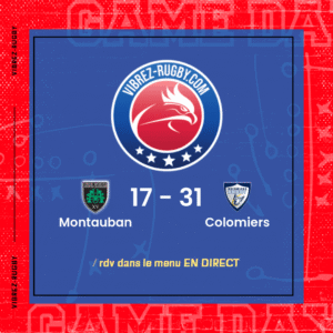 Résultat Montauban – Colomiers: 17-31