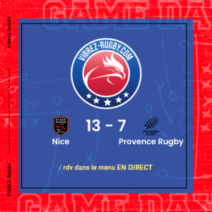 Résultat Nice – Provence Rugby: 13-7