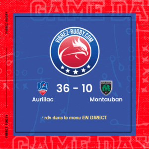 Résultat Aurillac – Montauban: 36-10