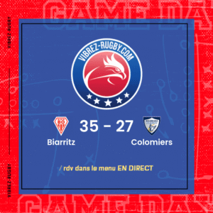 R&eacute;sultat Biarritz – Colomiers: 35-27