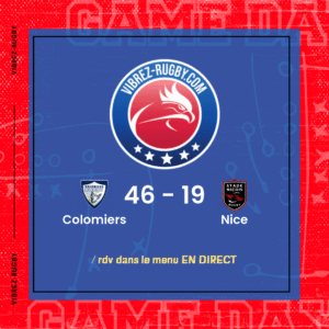 Résultat Colomiers – Nice: 46-19