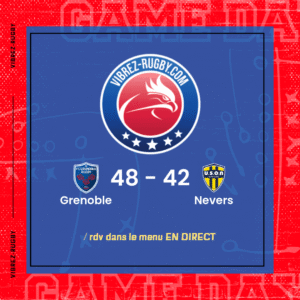 R&eacute;sultat Grenoble – Nevers: 48-42