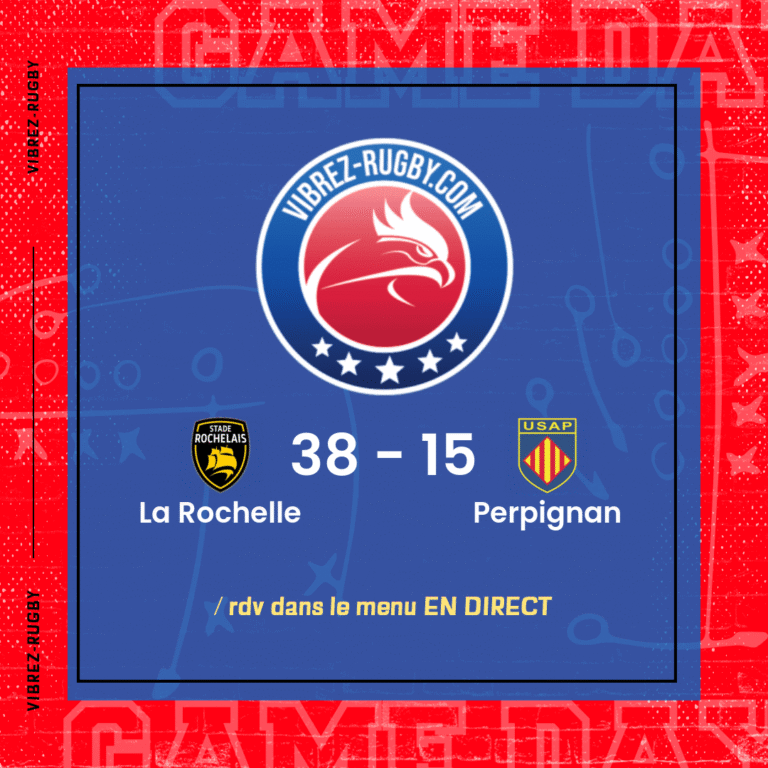 résultat La Rochelle - Perpignan