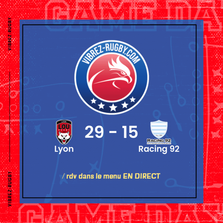 résultat Lyon - Racing 92