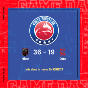 Résultat Nice – Dax: 36-19
