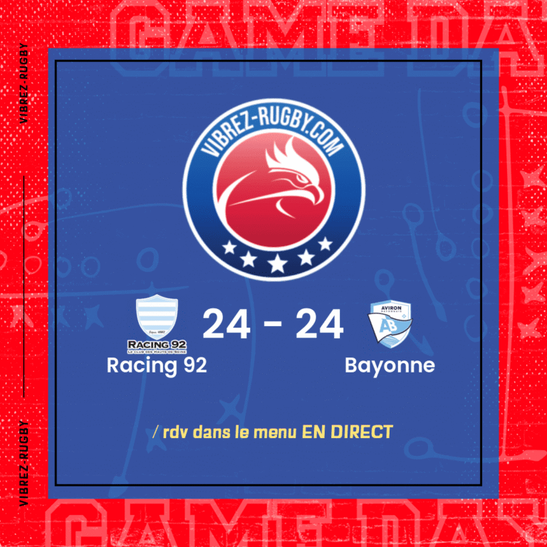 résultat Racing 92 - Bayonne