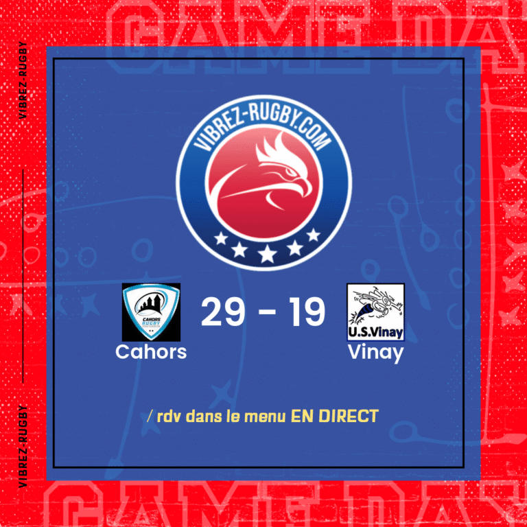 résultat Cahors - Vinay