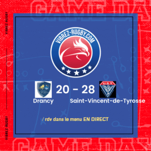 Résultat Drancy – Saint-Vincent-de-Tyrosse: 20-28