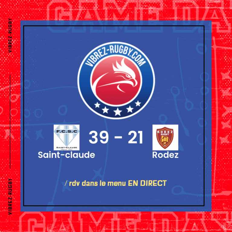 résultat Saint-claude - Rodez