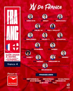 Carla Neisen revient en Bleue contre le XV de la Rose