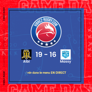 R&eacute;sultat Albi – Massy: 19-16