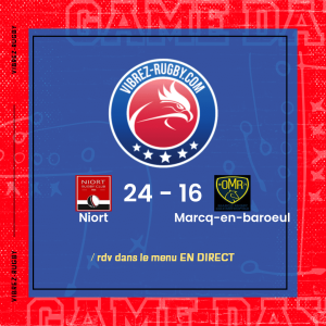 Résultat Niort – Marcq-en-baroeul: 24-16