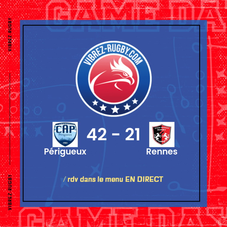 résultat Périgueux - Rennes