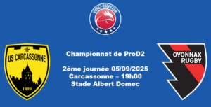 ProD2 : la compo de Carcassonne pour défier Oyonnax