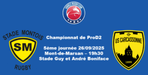 ProD2 : 9 changements à Carcassonne pour affronter Mont-de-Marsan