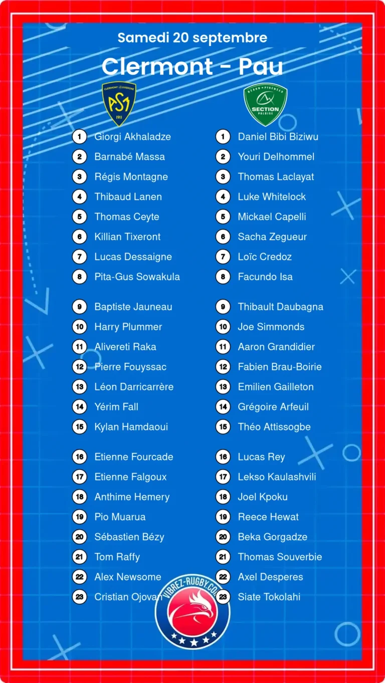 Clermont - Pau composition
