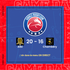 R&eacute;sultat Albi – Chamb&eacute;ry: 20-16