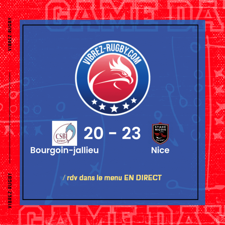 résultat Bourgoin-jallieu - Nice
