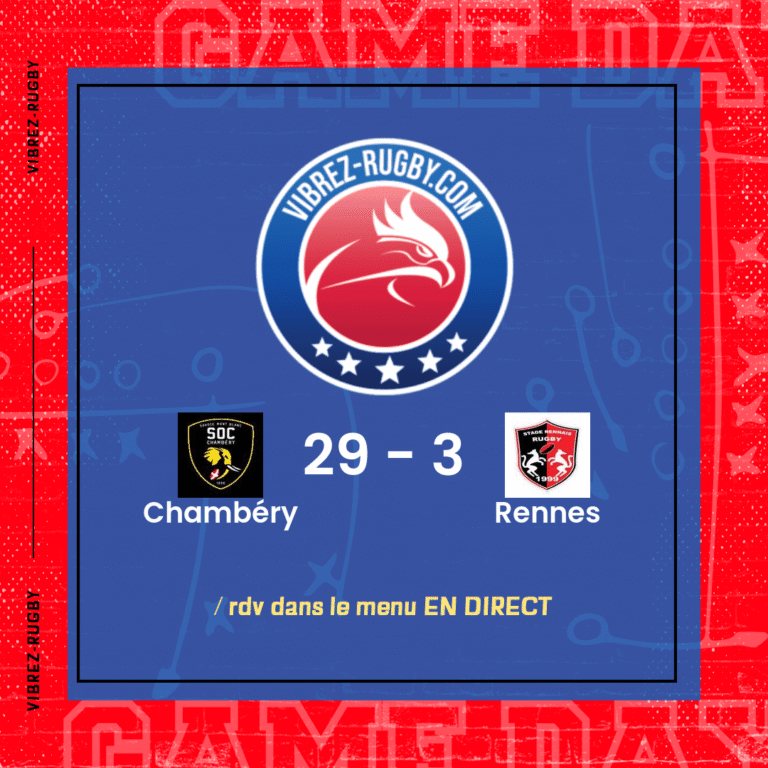 résultat Chambéry - Rennes