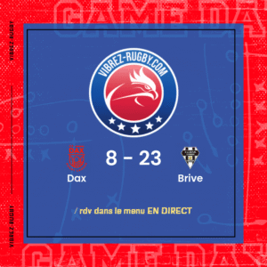 Résultat Dax – Brive: 8-23