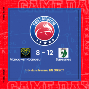 R&eacute;sultat Marcq-en-baroeul – Suresnes: 8-12