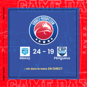 R&eacute;sultat Massy – P&eacute;rigueux: 24-19