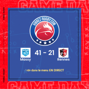 R&eacute;sultat Massy – Rennes: 41-21